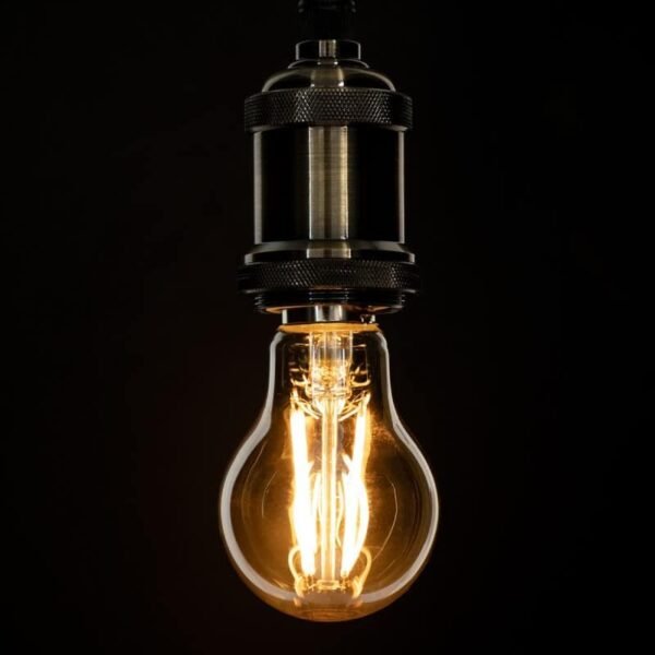 GloboStar® 99038 Λάμπα LED Filament E27 A60 Γλόμπος 10W 900lm 2200K Dimmable Μελί Γυαλί - Image 2