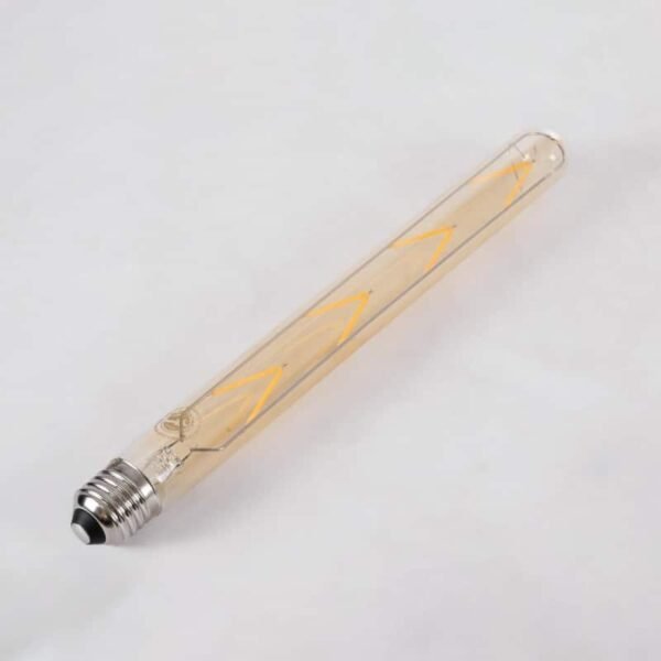GloboStar® 99050 Λάμπα LED Filament E27 T30 Σωλήνας 8W 720lm 2200K Dimmable Μελί Γυαλί - Image 3