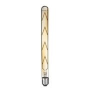 GloboStar® 99050 Λάμπα LED Filament E27 T30 Σωλήνας 8W 720lm 2200K Dimmable Μελί Γυαλί