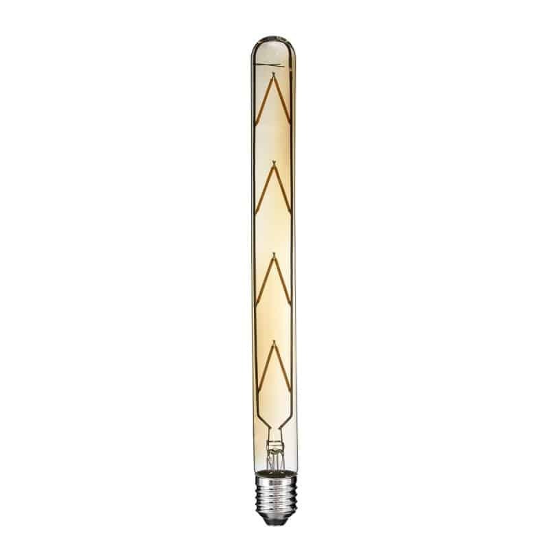 99050-Λάμπα-LED-Filament-E27-T30-Σωλήνας-8W-4 GloboStar® 99050 Λάμπα LED Filament E27 T30 Σωλήνας 8W 720lm 2200K Dimmable Μελί Γυαλί - Image 1