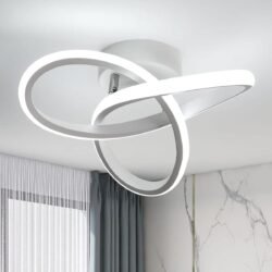 Aether-W Μεταλλικό Φωτιστικό Οροφής 24Watt CCT μέσω διακόπτη