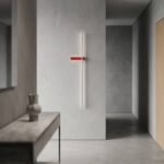 GB0111 LED Minimal Φωτιστικό Τοίχου 12W 60CM Κόκκινο - Image 2