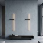 GB0111 LED Minimal Φωτιστικό Τοίχου 12W 60CM AC 85-265V 4000Κ Λευκό Ημέρας 960Lm Μαύρο - Image 2