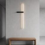 GB0111 LED Minimal Φωτιστικό Τοίχου 12W 60CM AC 85-265V 4000Κ Λευκό Ημέρας 960Lm Μαύρο - Image 3