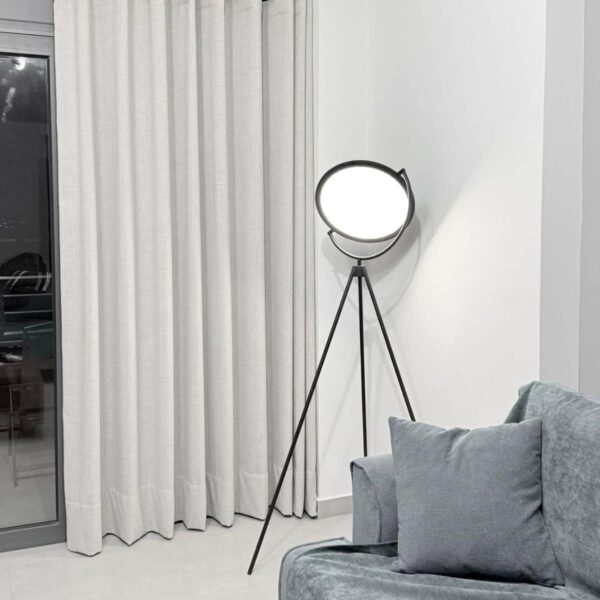 GB111 LED Minimal Μεταλλικό Φωτιστικό Δαπέδου 20W Dimmable CCT D45CMXH170CM με χειριστήριο - Image 2