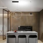 GB6288 LED Κρεμαστό Φωτιστικό 54W Μαύρο Dimmable με Ρυθμιζόμενο CCT & Χειριστήριο - Image 2