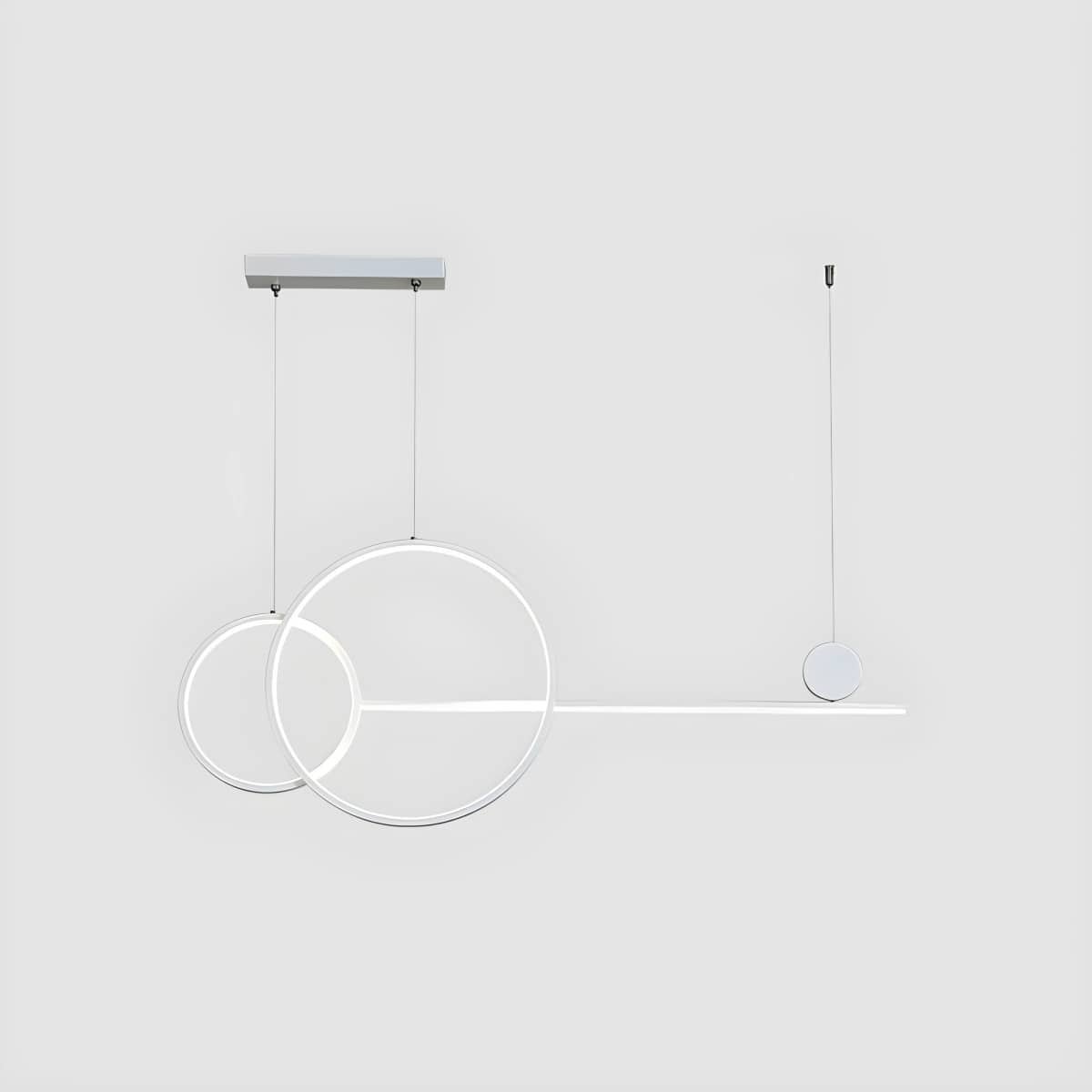 GB6288-LED-Minimal-Κρεμαστό-Φωτιστικό-54W-Θερμό-Λευκό-5 GB6288W LED Κρεμαστό Φωτιστικό 54W Λευκό Dimmable με Ρυθμιζόμενο CCT & Χειριστήριο - Image 1
