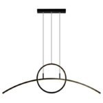 GB6584 LED Minimal Κρεμαστό Φωτιστικό 36W Dimmable με Χειριστήριο