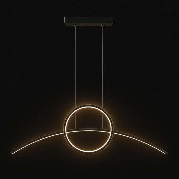 GB6584 LED Minimal Κρεμαστό Φωτιστικό 36W Dimmable με Χειριστήριο - Image 3