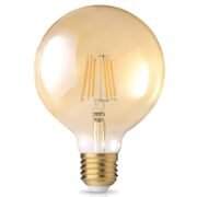 LED Filament G95 E27 8W Θερμό Λευκό Dimmable 44-058719