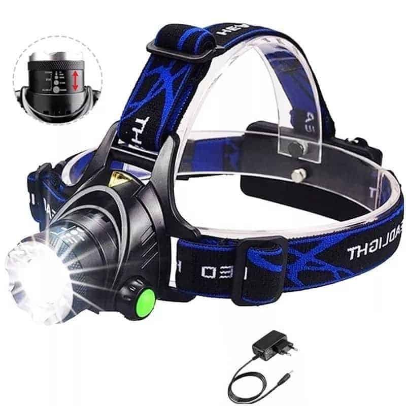LED-Super-bright-Φακός-Κεφαλής-Zoomable-T6-7 LED Super bright Φακός Κεφαλής Zoomable T6 - Image 1