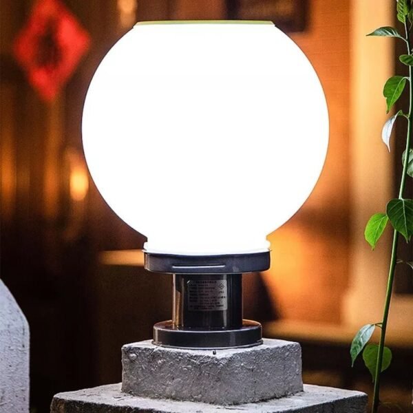 LED Αδιάβροχη Ηλιακή Μπάλα Κήπου D25 - Image 4