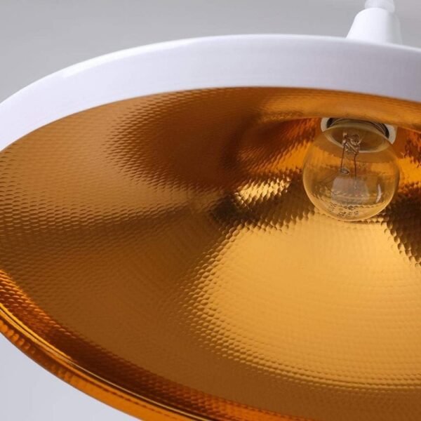LED7 TIM-1B Κρεμαστό Φωτιστικό Καμπάνα D350mm Λευκό - Image 3