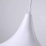LED7 TIM-1B Κρεμαστό Φωτιστικό Καμπάνα D350mm Λευκό - Image 2