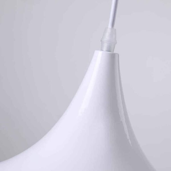 LED7 TIM-1B Κρεμαστό Φωτιστικό Καμπάνα D350mm Λευκό - Image 2