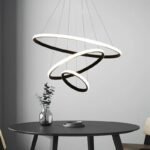 LG-4815 Silica Μεταλλικό Κρεμαστό Φωτιστικό 60Watt Dimmable CCT με χειριστήριο