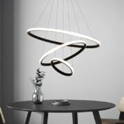LG-4815 Silica Μεταλλικό Κρεμαστό Φωτιστικό 60Watt Dimmable CCT με χειριστήριο