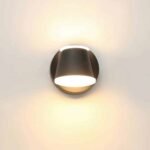 100080BL MASON Φωτιστικό Τοίχου/Απλίκα LED 6W AC 220V Μαύρο Μεταλλικό Θερμό Λευκό 3000K - Image 2