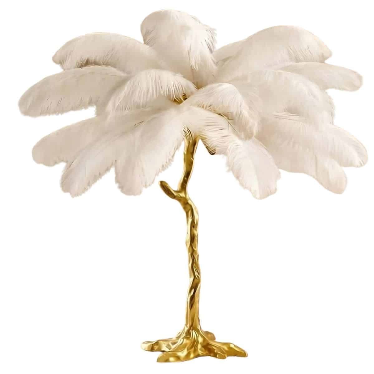 Ostrich-Feather-Επιτραπέζιο-Φωτιστικό-με-πούπουλο-D60 Ostrich Feather Επιτραπέζιο Φωτιστικό με πούπουλο D60 - Image 1
