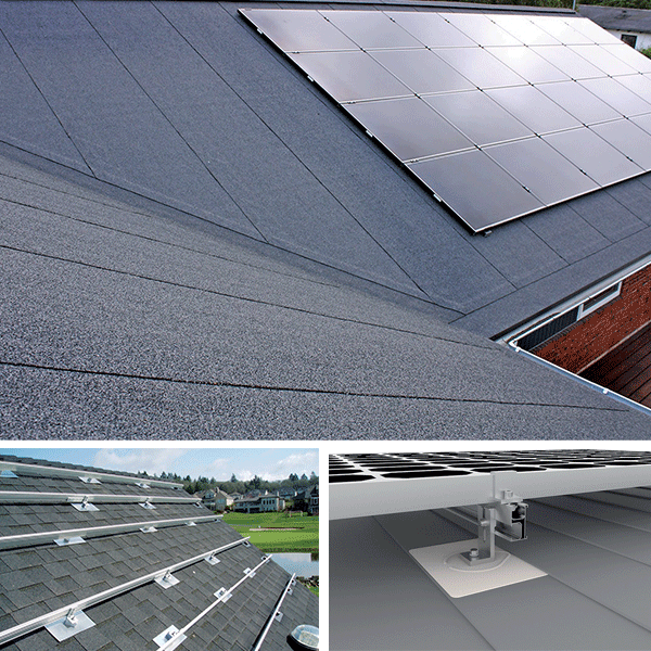 SR-6 STRUCTURE FOR BITUMEN ROOF 430W PANEL 5kW,SET - Image 1