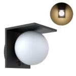 Solar LED Sfera Φωτιστικό Εξωτερικού Χώρου 1000LM με PIR Αισθητήρα και 4 Λειτουργίες Φωτισμού – IP54 4000K (Λευκό φως)