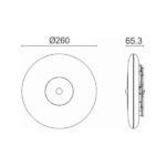 Spot Light 12W Εξωτερικό Φωτιστικό Οροφής Λευκό 5866 IP44 με αισθητήρα - Image 2