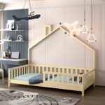 ΚΡΕΒΑΤΙ ΠΑΙΔΙΚΟ HOUSER HM740.01 τ.MONTESSORI ΞΥΛΟ ΠΕΥΚΟ ΦΥΣΙΚΟ--ΓΙΑ 190x90εκ - Image 4