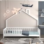ΚΡΕΒΑΤΙ ΠΑΙΔΙΚΟ HOUSER HM740.03 τ.MONTESSORI ΞΥΛΟ ΠΕΥΚΟ ΛΕΥΚΟ--ΓΙΑ 190x90εκ - Image 4