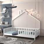 ΚΡΕΒΑΤΙ ΠΑΙΔΙΚΟ HOUSER HM740.03 τ.MONTESSORI ΞΥΛΟ ΠΕΥΚΟ ΛΕΥΚΟ--ΓΙΑ 190x90εκ - Image 9