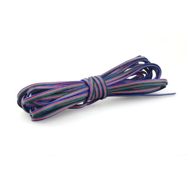 100141 Εύκαμπτο Πλακέ Καλώδιο 1m RGB 4 x 0.25mm² - Image 3