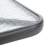 ΣΕΤ ΤΡΑΠΕΖΑΡΙΑΣ 3ΤΜΧ FIGO HM10730.01-- 2 ΚΑΡΕΚΛΕΣ & ΤΕΤΡΑΓΩΝΟ ΤΡΑΠΕΖΙ 60x60εκ ΓΚΡΙ - Image 5