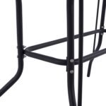 ΣΕΤ ΤΡΑΠΕΖΑΡΙΑΣ 5ΤΜΧ ADAM HM10727.01 ΚΑΡΕΚΛΕΣ ΜΕΤΑΛΛΙΚΕΣ & ΤΡΑΠΕΖΙ 110x60εκ ΓΚΡΙ - Image 5