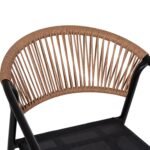 ΣΕΤ ΤΡΑΠΕΖΑΡΙΑΣ 5ΤΜΧ ADAM HM10727.03 ΚΑΡΕΚΛΕΣ ΜΕΤΑΛΛΙΚΕΣ & ΤΡΑΠΕΖΙ 120x70εκ ΜΑΥΡΟ - Image 7