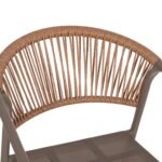 ΣΕΤ ΤΡΑΠΕΖΑΡΙΑΣ 5ΤΜΧ ADAM HM10727.04 ΚΑΡΕΚΛΕΣ ΜΕΤΑΛΛΙΚΕΣ & ΤΡΑΠΕΖΙ 110x60εκ ΣΑΜΠΑΝΙ - Image 7