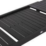 ΣΕΤ ΤΡΑΠΕΖΑΡΙΑΣ ΕΞ.ΧΩΡΟΥ 7ΤΜΧ KRUM HM21157 ΣΚΟΥΡΟ ΓΚΡΙ ΑΛΟΥΜΙΝΙΟ--P.E.RATTAN - Image 5