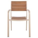 ΣΕΤ ΤΡΑΠΕΖΑΡΙΑΣ TABER HM10738.04 ΤΡΑΠΕΖΙ & 6 ΠΟΛΥΘΡΟΝΕΣ-ΑΛΟΥΜΙΝΙΟ & POLYWOOD-ΣΑΜΠΑΝΙ - Image 4