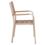 ΣΕΤ ΤΡΑΠΕΖΑΡΙΑΣ TABER HM10738.04 ΤΡΑΠΕΖΙ & 6 ΠΟΛΥΘΡΟΝΕΣ-ΑΛΟΥΜΙΝΙΟ & POLYWOOD-ΣΑΜΠΑΝΙ - Image 5