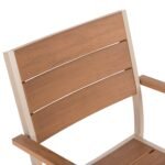 ΣΕΤ ΤΡΑΠΕΖΑΡΙΑΣ TABER HM10738.04 ΤΡΑΠΕΖΙ & 6 ΠΟΛΥΘΡΟΝΕΣ-ΑΛΟΥΜΙΝΙΟ & POLYWOOD-ΣΑΜΠΑΝΙ - Image 6
