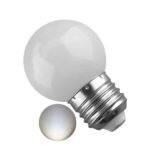 100091 Λάμπα LED E27 G45 Γλομπάκι 2W 80lm 260° AC 220-240V IP20 Φ4.5 x Υ6.9cm - 2 Χρόνια Εγγύηση Ψυχρό Λευκό
