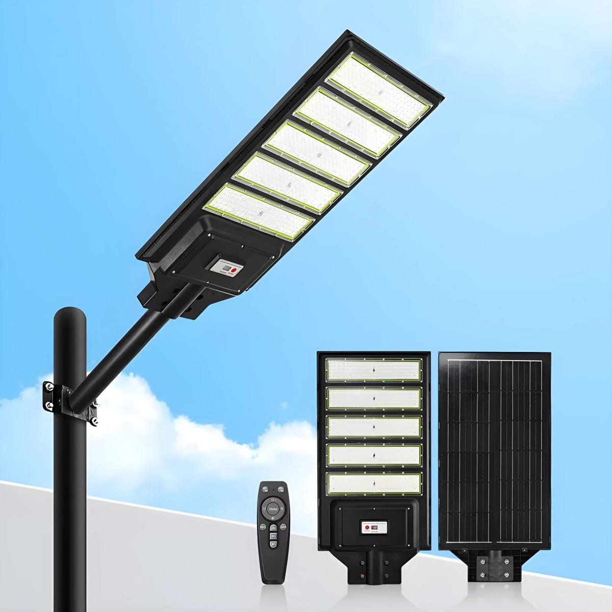 Ηλιακός-Προβολέας-Δρόμου-500W-με-Τηλεχειριστήριο-και-Αδιάβροχη-Προστασία-IP65-–-WL-SSL-S05-4 Ηλιακός Προβολέας Δρόμου 500W με Τηλεχειριστήριο και Αδιάβροχη Προστασία IP65 – WL-SSL-S05 - Image 1