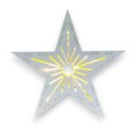 Ξύλινο Διακοσμητικό Νιφάδα με LED - Image 4