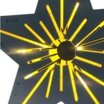 Ξύλινο Διακοσμητικό Νιφάδα με LED - Image 3