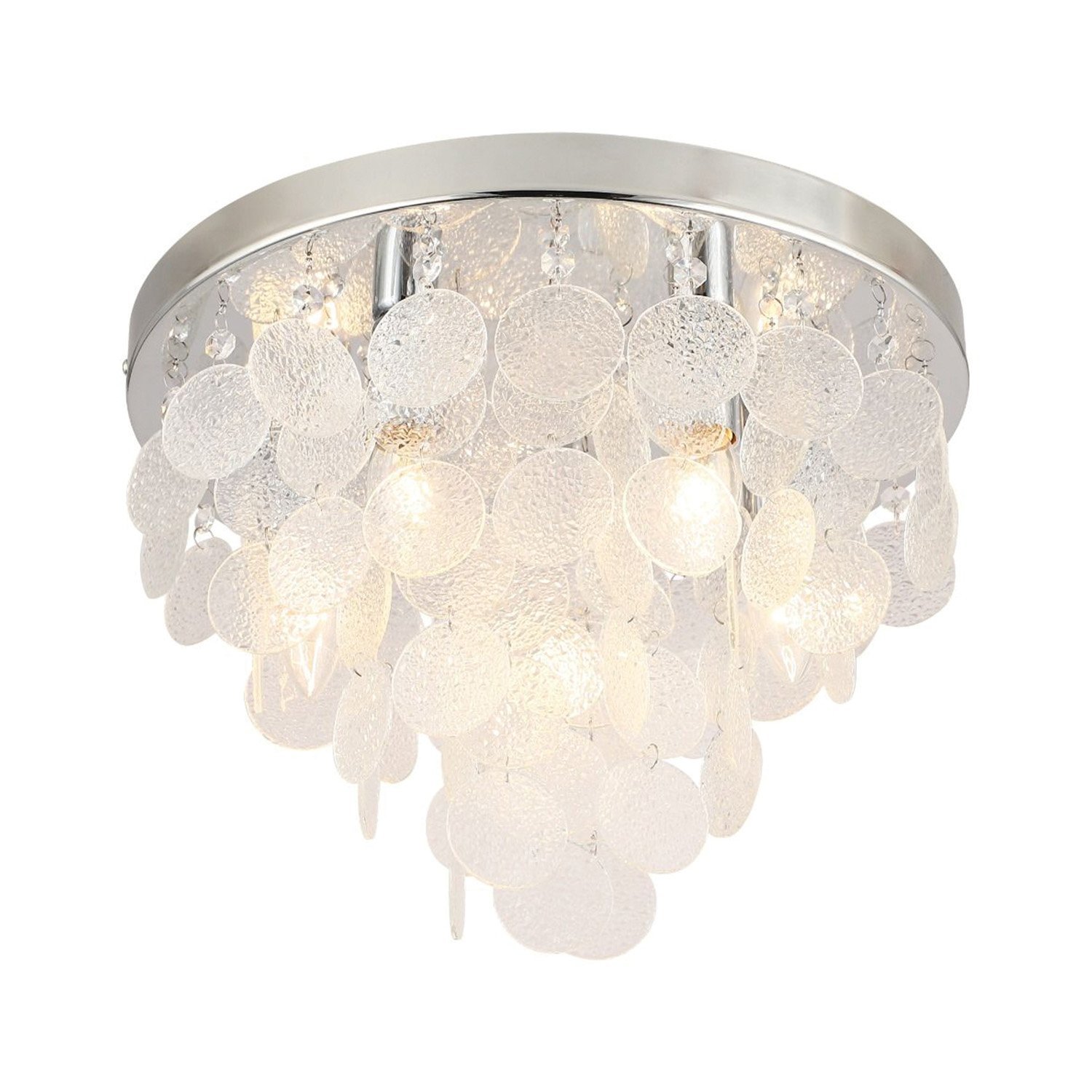 003064-011590 ZUMA LINE CEILING LAMP PARDO 18366 8XE14 D55 CHR - Image 1