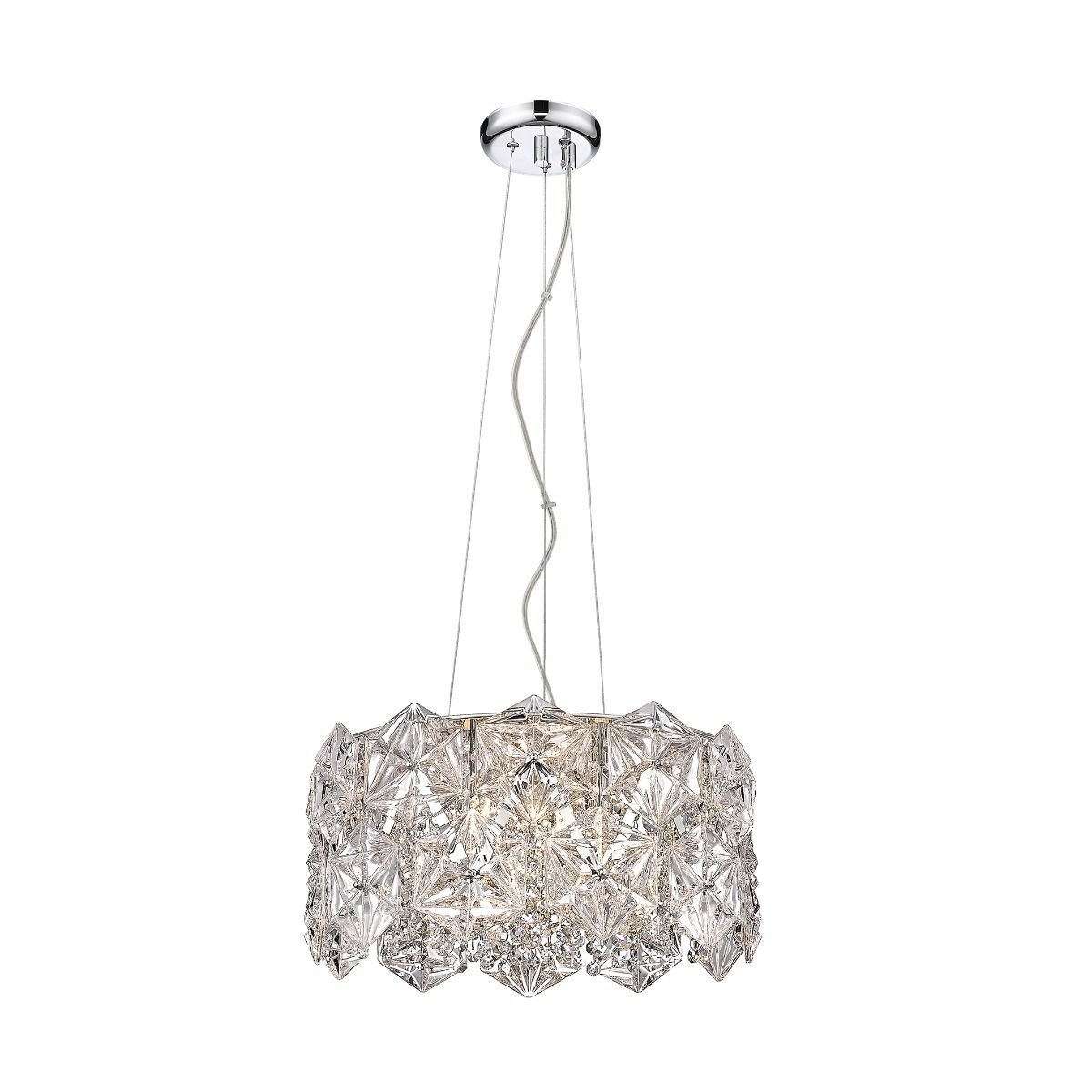 003064-026351 ZUMA LINE PENDANT DAVI P0534-05C-F4AC 5XG9 SILVER - Image 1