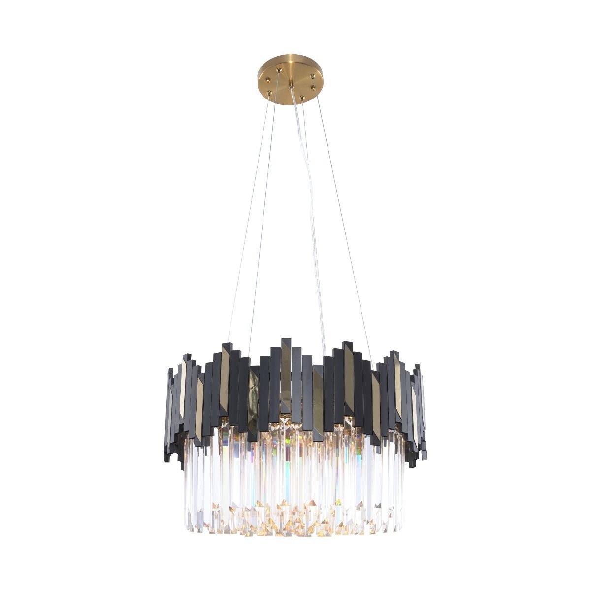 003064-026657-1 ZUMA LINE PENDANT ROTTA 2200018M 6XE14 BLACK/GOLD - Image 1