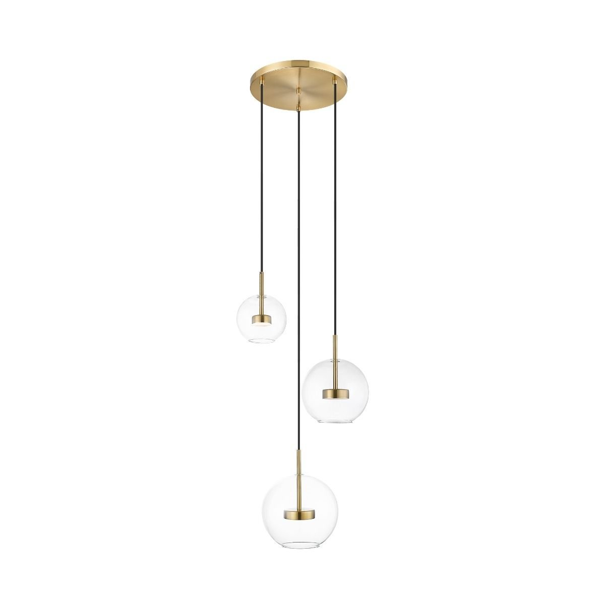 003064-028135 ZUMA LINE PENDANT ENCELADUS P0428-03L 3X5W 3000K G - Image 1