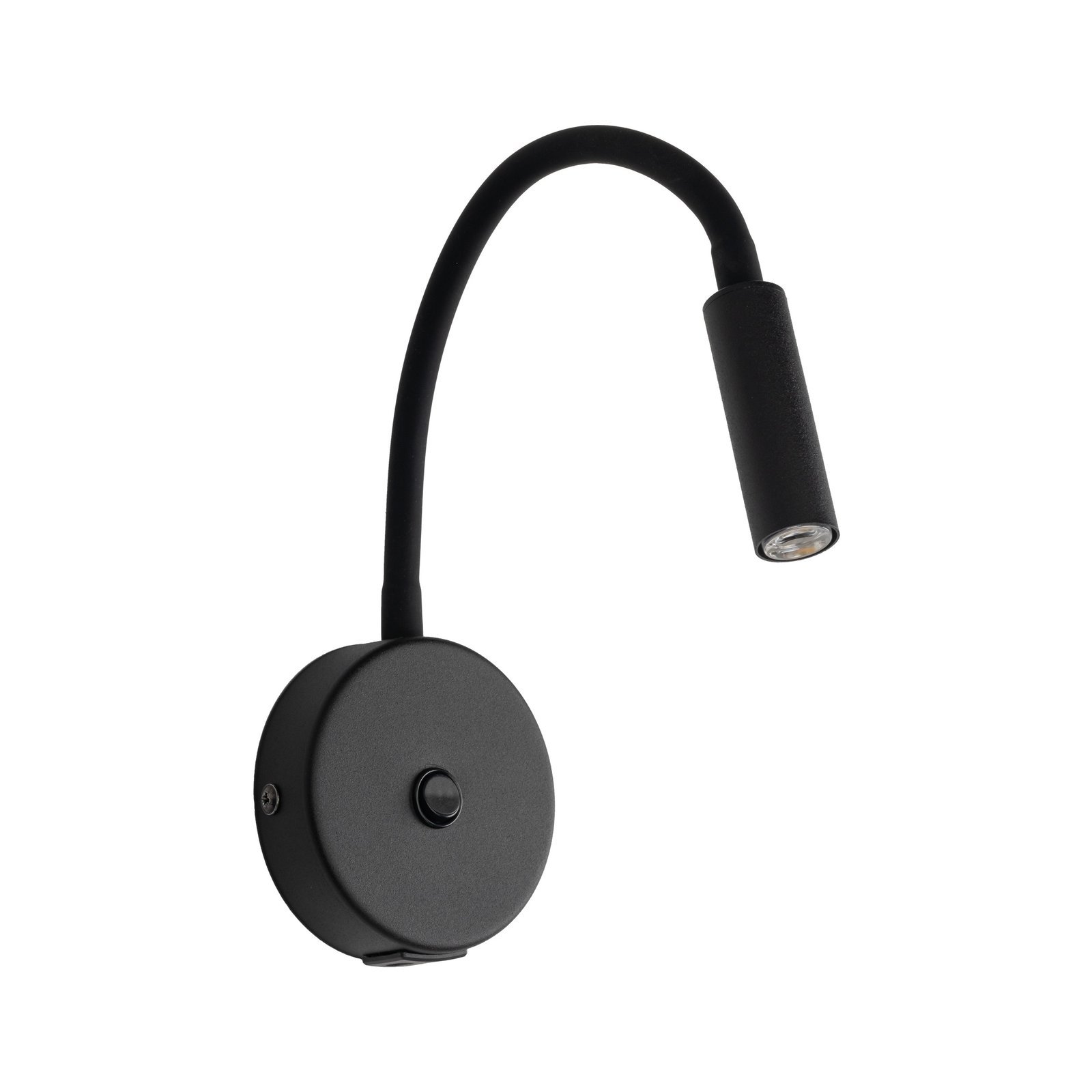 10200 TK LIGHTING WALL LAMP+USB LAGOS 10200 1XG9 BLACK - Image 1