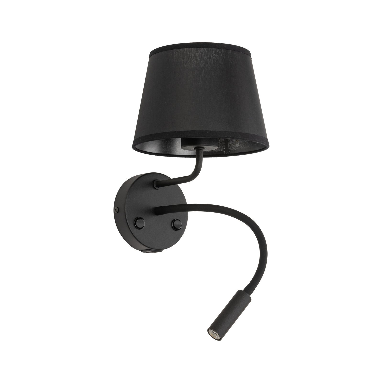 10203 TK LIGHTING WALL LAMP MAJA 10203 1XE27+1XG9 BLACK - Image 1