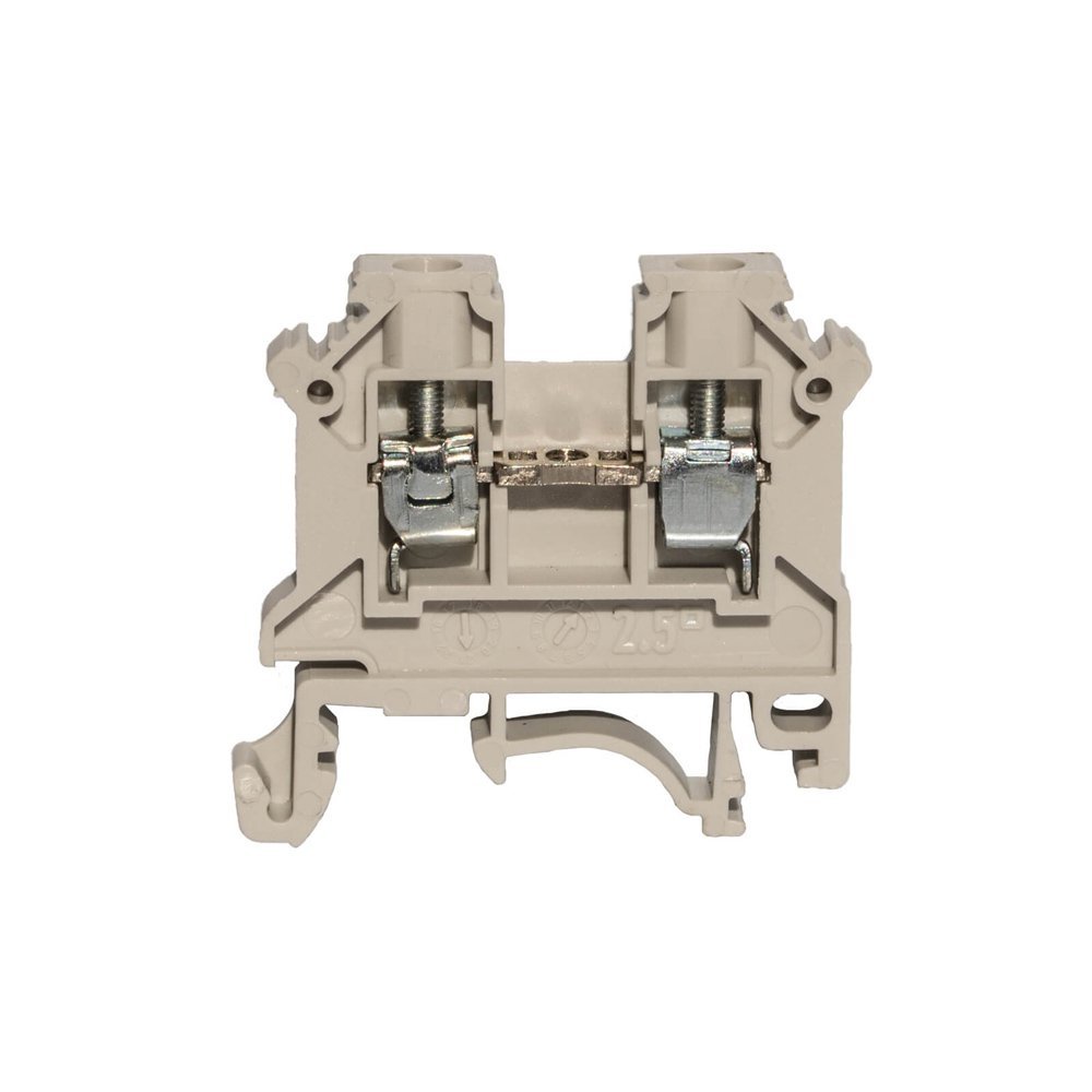 11221312-2 SCREW TERMINAL BLOCK 2,5MM2 HF PA66 UL94, GREY - Image 1