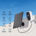 EL-Q047 TUYA SMART SOLAR CAMERA 1080P IP66 - Image 3